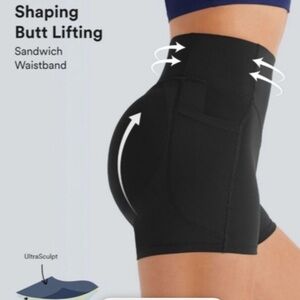 HALARA Black UltraSculpt Shorts